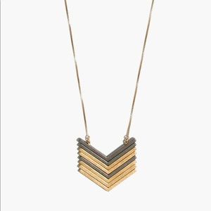 Madewell Arrowstack Necklace - New Without Tags